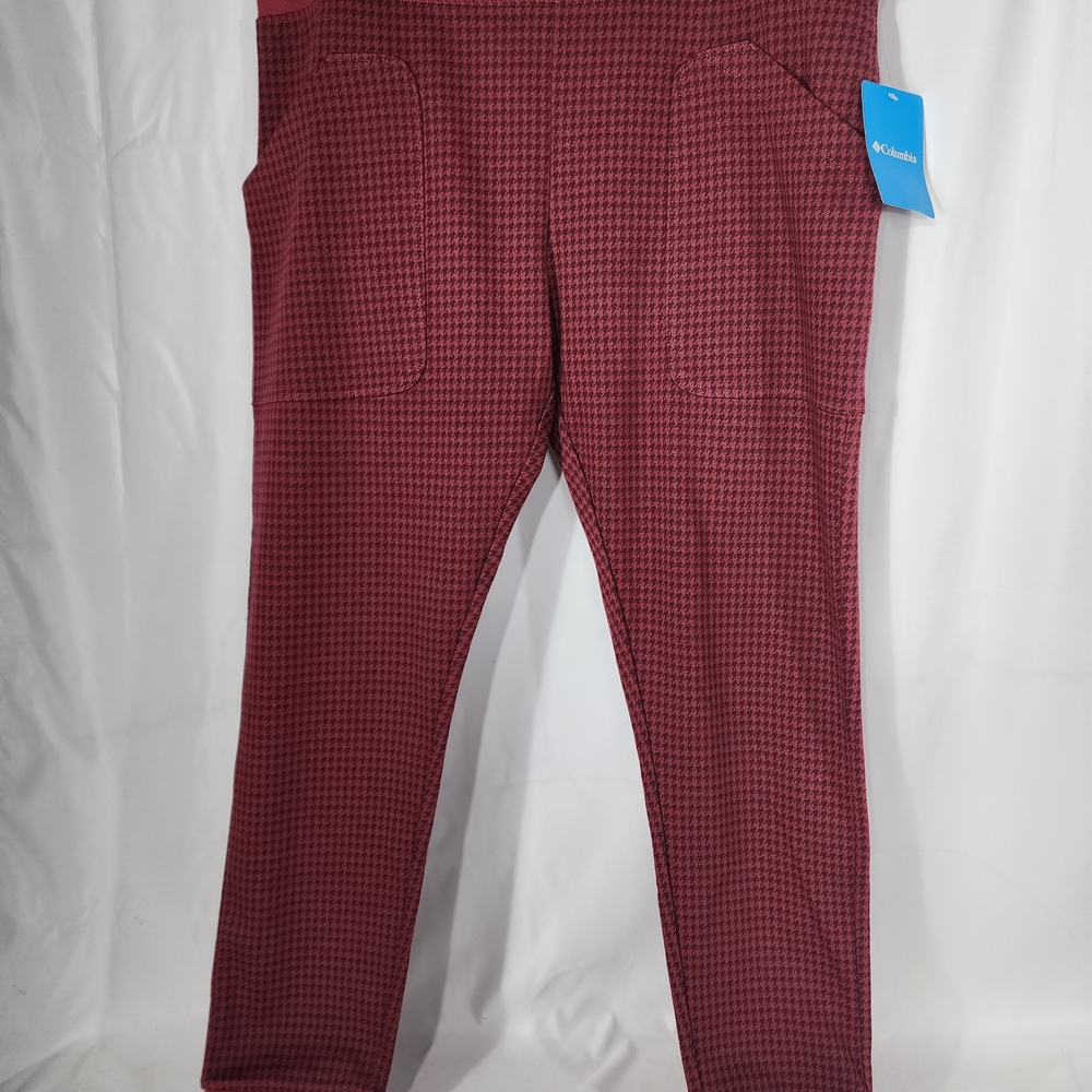 Columbia Women's Maroon Patterned Leggings